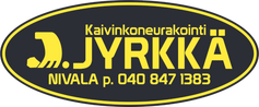 Kaivinkoneurakointi J. Jyrkkä-logo